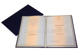 Диплом о высшем образовании с 2004 по 2009 годы